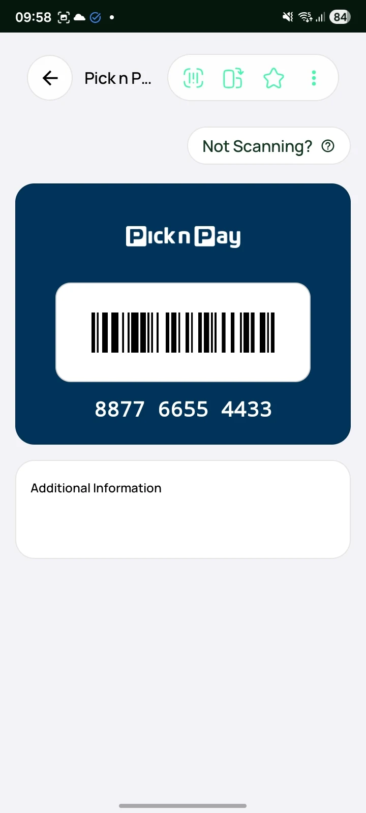 (my)cards: Loyalty Card Wallet screenshot